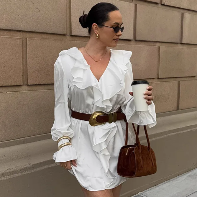 فساتين نسائية على الطراز الياباني كاجوال بأكمام قصيرة أحمر بورجوندي خوخ وردي أزرق أخضر أصفر رمادي كاكي عاجي بيج رمل كلاسيكي #6