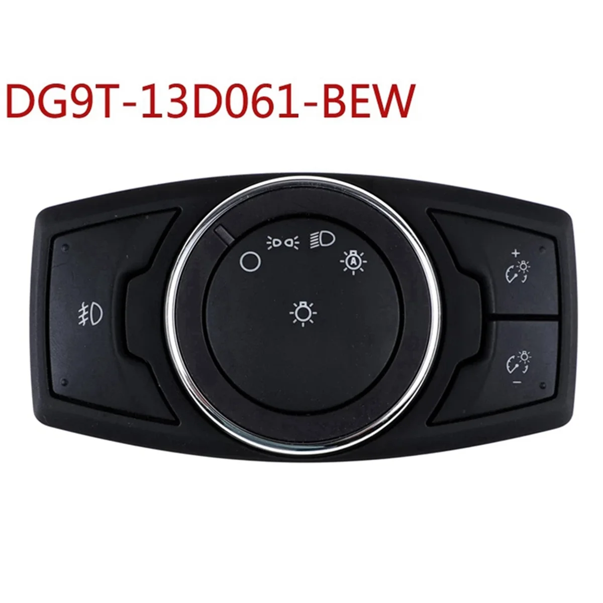 Car Headlight Switch Fog Light Control Switch Switch Button for 2011-2018 DG9T13D061BEW DG9T-13D061-