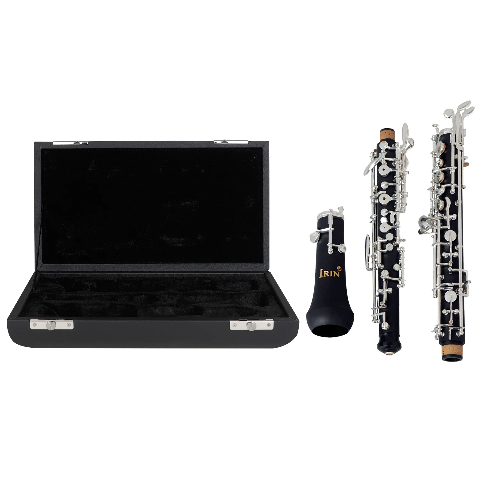 

Oboe Storage Case PU Leather Oboe Black Case Box Woodwind Instrument Parts Accessories