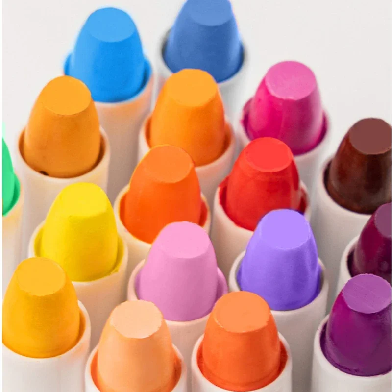 

12/24/36/48 Color Food Grade Water-soluble Spinning Color Stick Kids Watercolor Painting Graffiti Crayon Oil Pastel Art Supplies