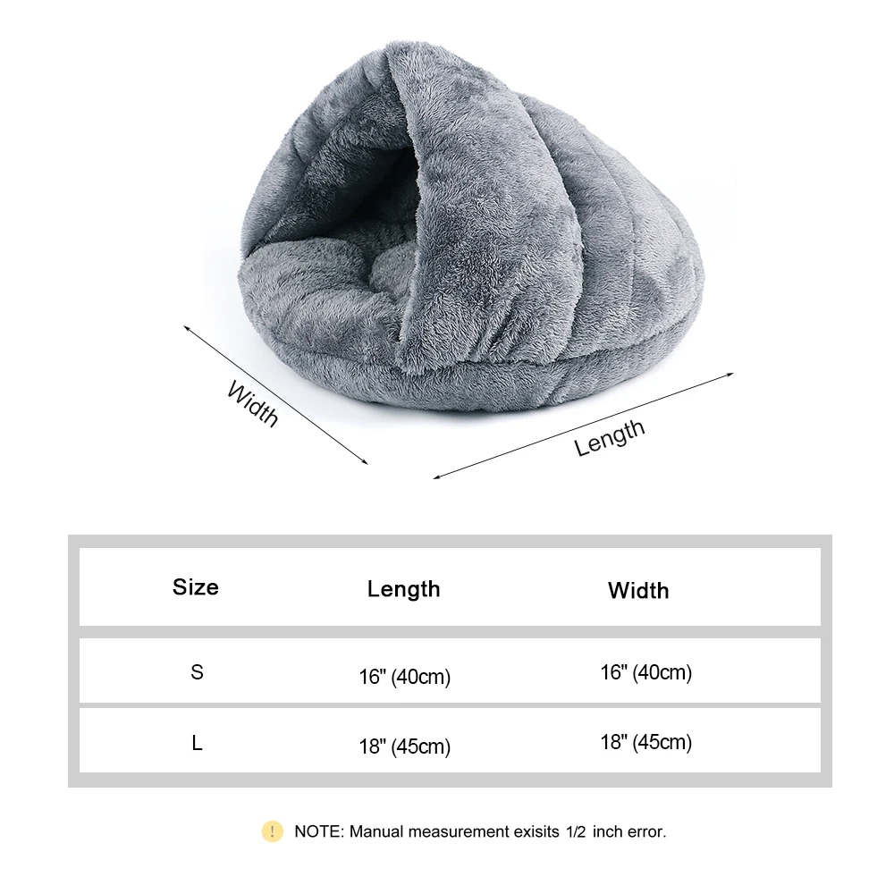 Soft Cat Bed Cat winter house Warm Plush Pet Puupy Kitten Nest Kennel Deep Sleep Cats Cave House For Cats Small Dogs Products