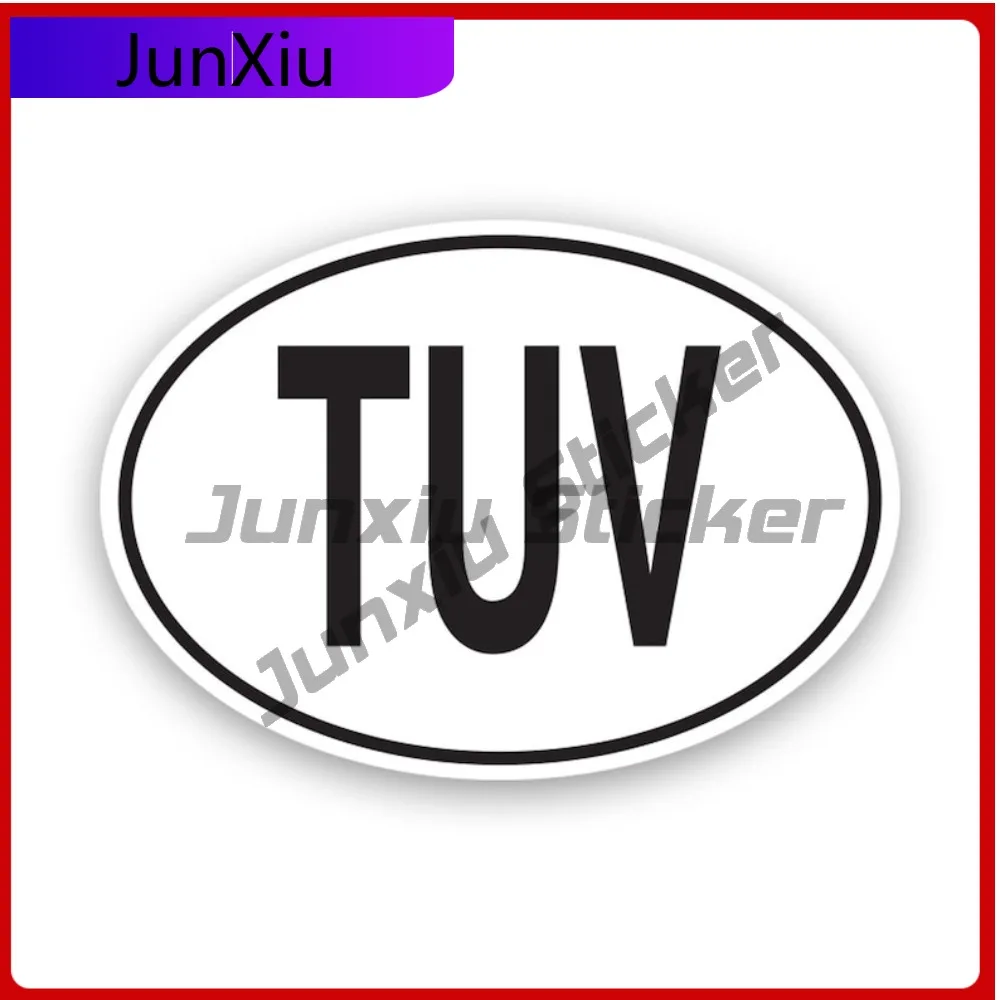 

Tuv Tuvalu Country Code Oval Stickerwaterproof Cute Window Waterproof Vinyl Decal For Door Trim Sticker High Quality Outdoor