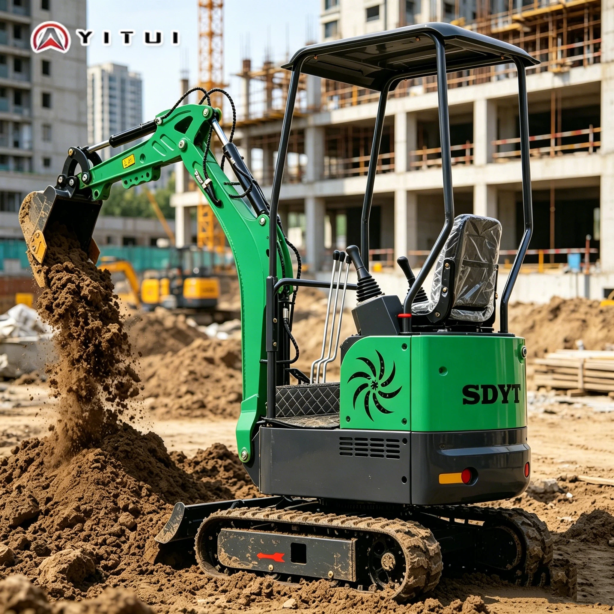 Customized Excavator Fuel Saving Diesel Engine Low Noise Low Emission Environmental Friendly