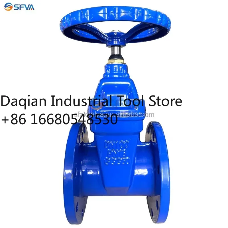 3fdF4 DN100 Non-Rising Stem Resilient Seat Gate Valve New Type NRS with High Reliability