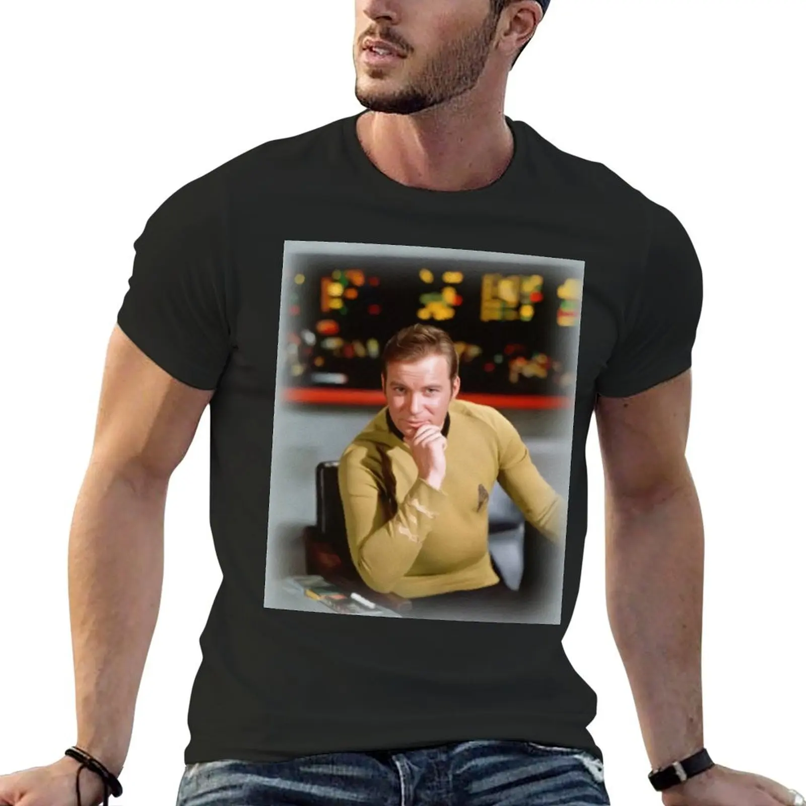 William Shatner, Actor T-Shirt kawaii clothes anime anime figures vintage anime shirt clothes for men