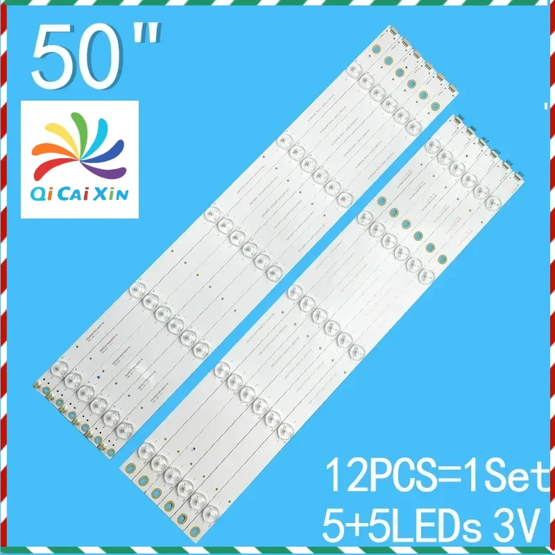 

3v LED Backlight For LE50A6R9 LE50A6R9A 50D3000 50D2000 LED50D7200I LED50C51S OLT-5001AF SVJ500A38 LB-C500F14-E4-A-G1-SE3