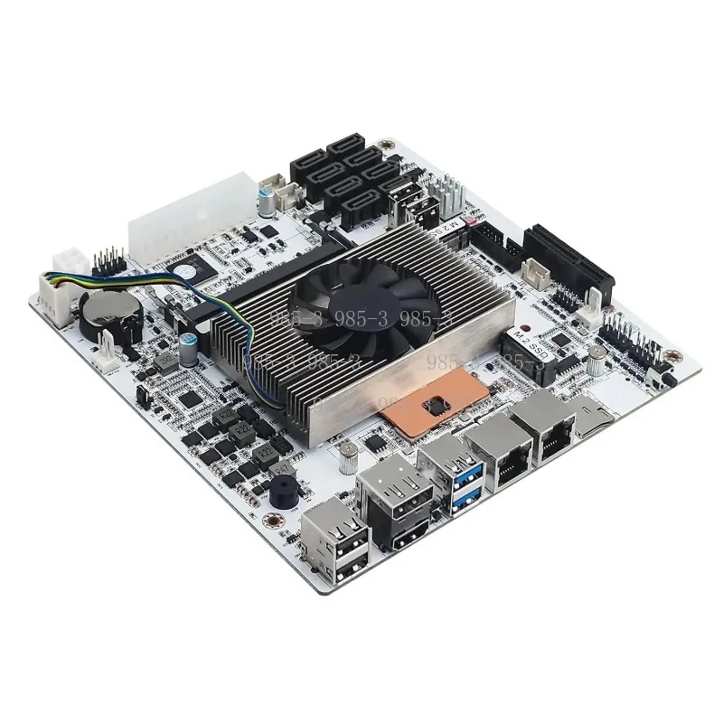 Mini ITX Weißes M11 NAS-Motherboard mit I5-8265U 8 SATA-Bays Dual 2.5G I226V LAN 2×NVMe