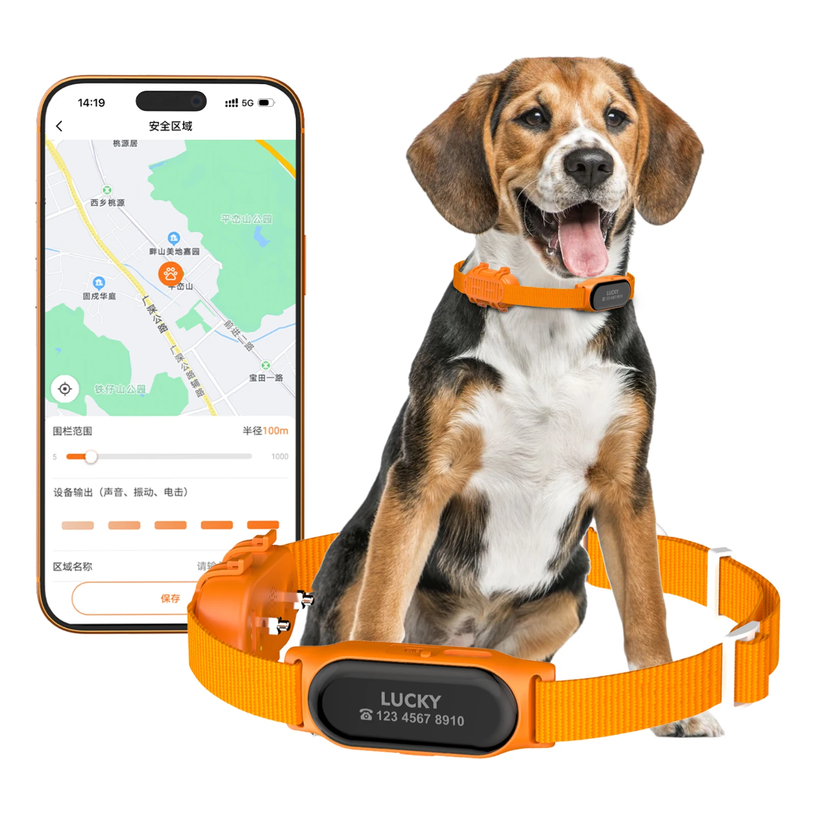 

Pet Locator 4G Pet Locator Health Monitoring Tracking Cat and Dog Collar Anti-lost Electronic Fence