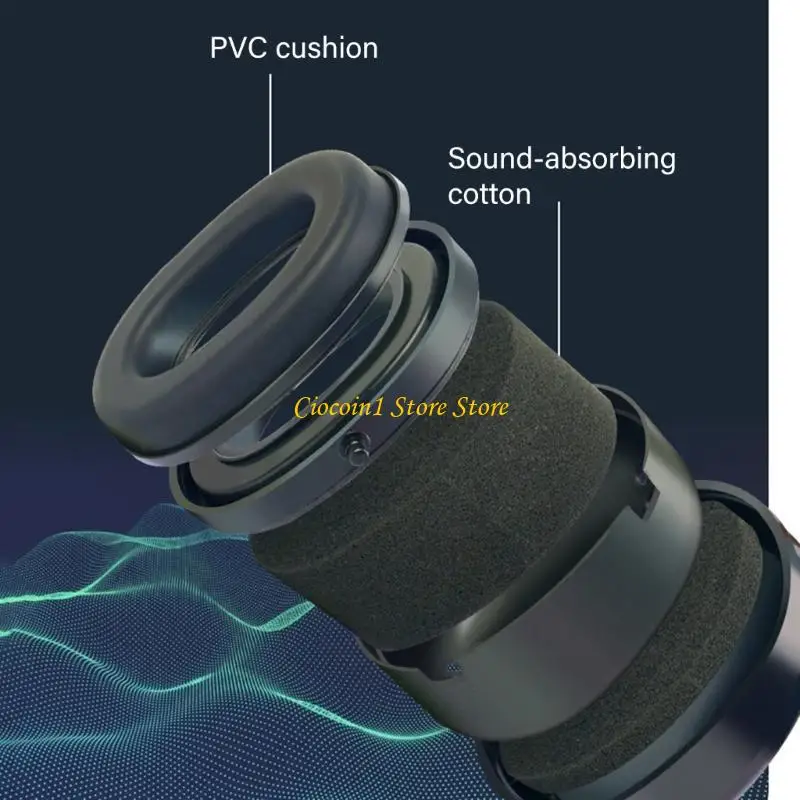 

A3PC Fashionable Noise Canceling Ear Muffs For Students Office Workers Ranges