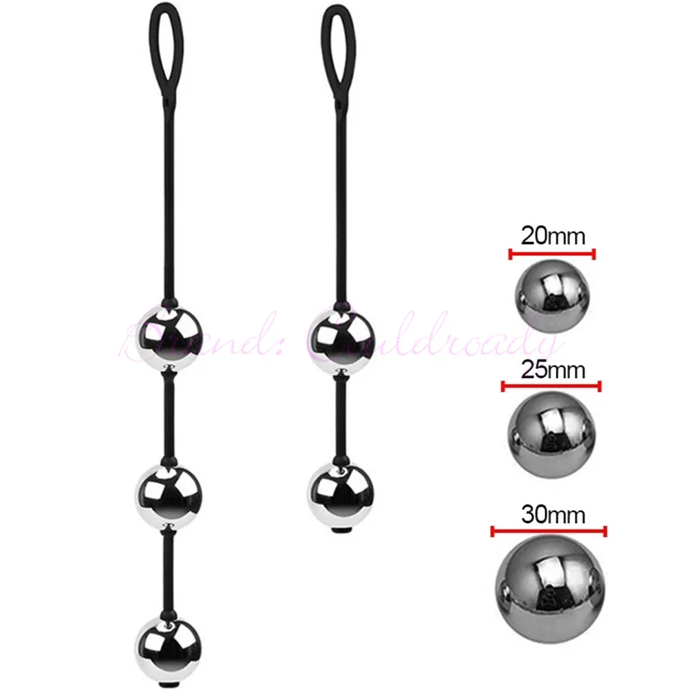 Erotic Weighted Vaginal Ball Geisha Kegel Exerciser Metal Ben Wa Egg Anal Beads Adult Sex Toys for Woman view 3