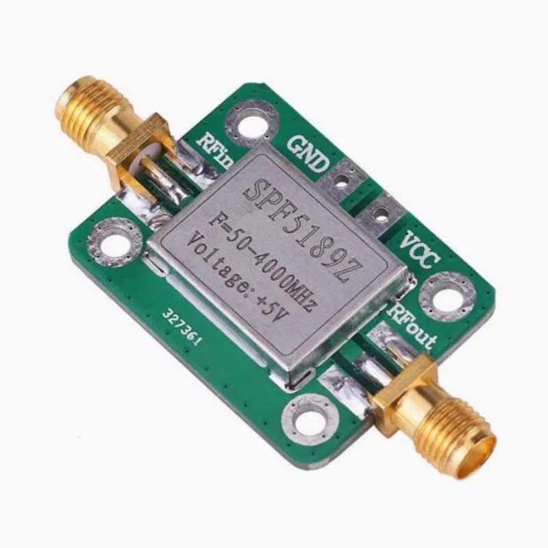 1pcs SPF5189 with Shielding Shell RF Signal Receiver SPF5189Z SPF-5189Z RF Low Noise Amplifier LNA 50-4000MHz