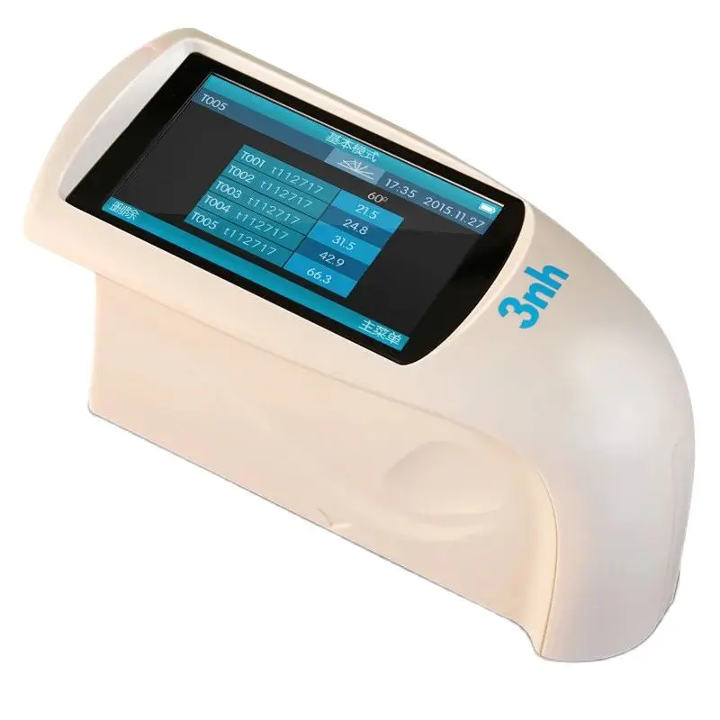 NHG268 precision intelligent glossmeter with 20/60/85 degrees connected to PC display 5 sets of measurement data