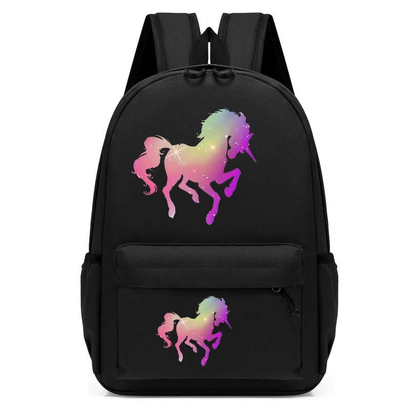 New Unicorn Animal Backpack Cartoon Trendy School Bags Girl Bookbag Kawaii Children Bookbag Travel Bagpack Fashion Backpack Bags