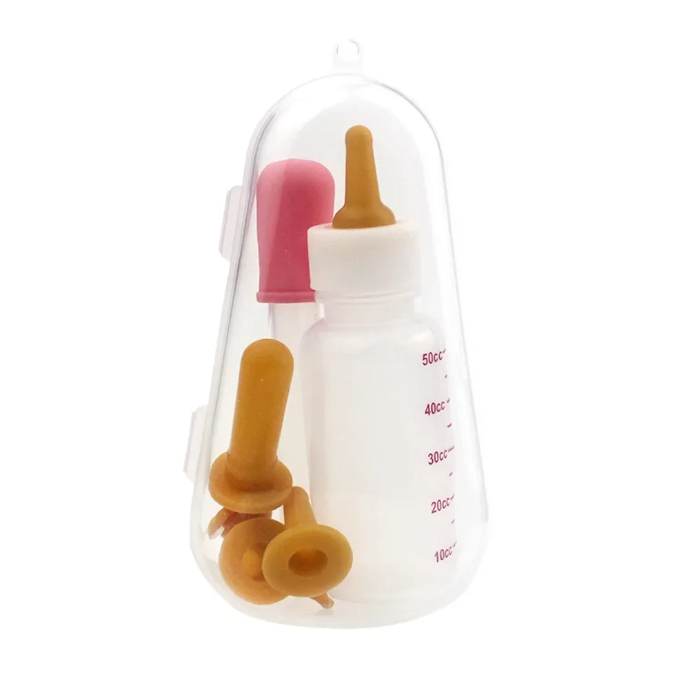 

Pet Feeding Bottle Kit with Storage Case Kitten Nursing Bottles Puppy Milk Feeder for Small Animals Newborn Dog and Cat