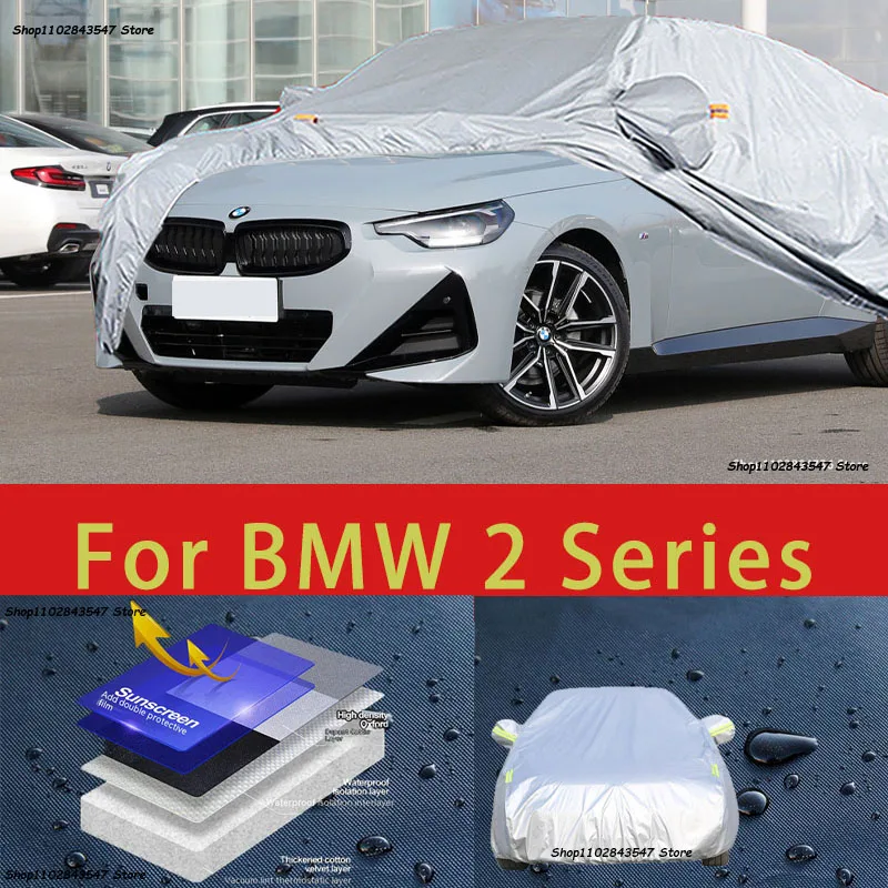 

For BMW 2 Series Outdoor Protection Full Car Covers Snow Cover Sunshade Waterproof Dustproof Exterior Car accessories