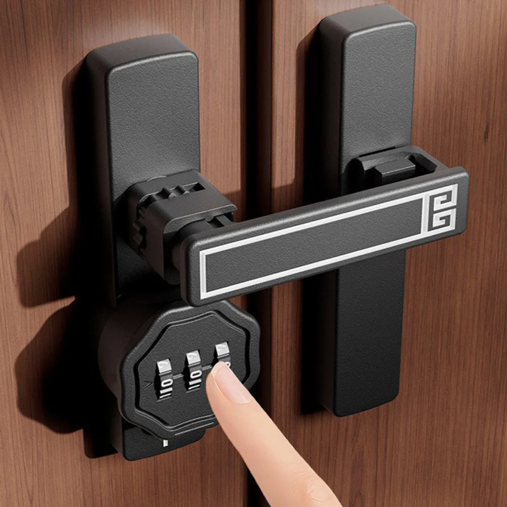 

Adjustable Combination Password Door Lock Zinc Alloy with Luminous Numbers for Home Office and Storage Security