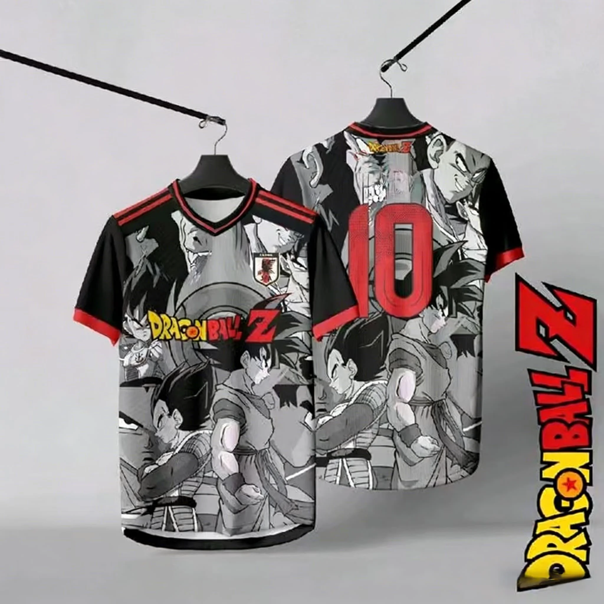 2026/27 Dragon Ball Z: Goku Japanisches Fußball-Eltern-Kind-Anime-Shirt Sport-T-Shirt Reise nach Westen Zolt Goku Anime-Shirt – Detail 10