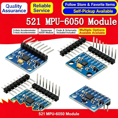 GY-521 MPU-6050 Module 3-Axis Accelerometer Gyroscope 6DOF Module