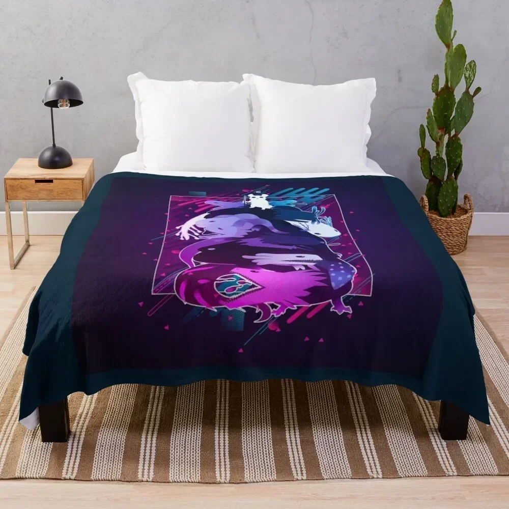 

Rain World Modern Graphic Throw Blanket Stylish Warm Blanket for Living Room Bedroom