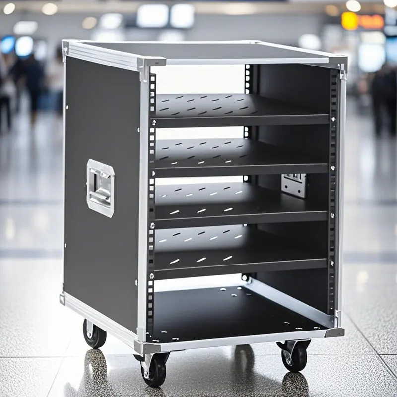 10U amplifier rack, 16U flight case for home use, 12U audio equipment cabinet for cinema outdoor wedding events