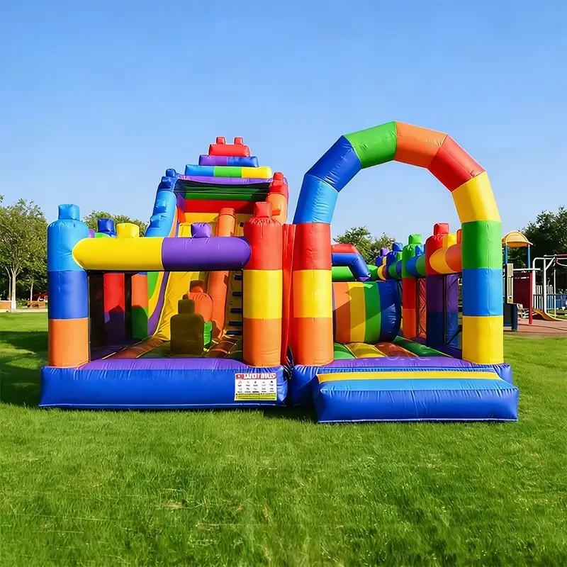 Bouncing Castle Inflatable Outdoor Hot Sale Inflatable Obstacle Course Adult Bounce House Large Bounce House