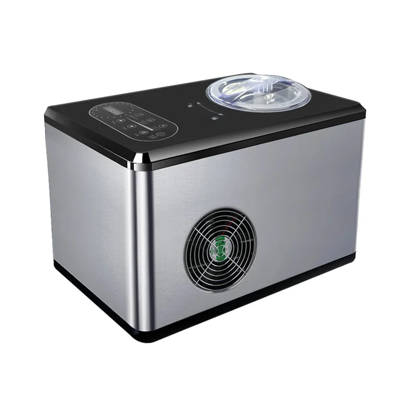 Ice Cream Machine Gelato Automatic Compressor Fast Home Making Small Mini Ice Cream