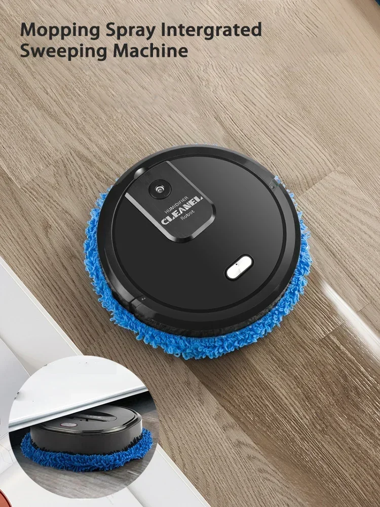 Wireless Smart Robot Vacuum Cleaner Wet Dry Humidifying Mopping Sweeping Machine Household long-lasting mopping robot scrubber