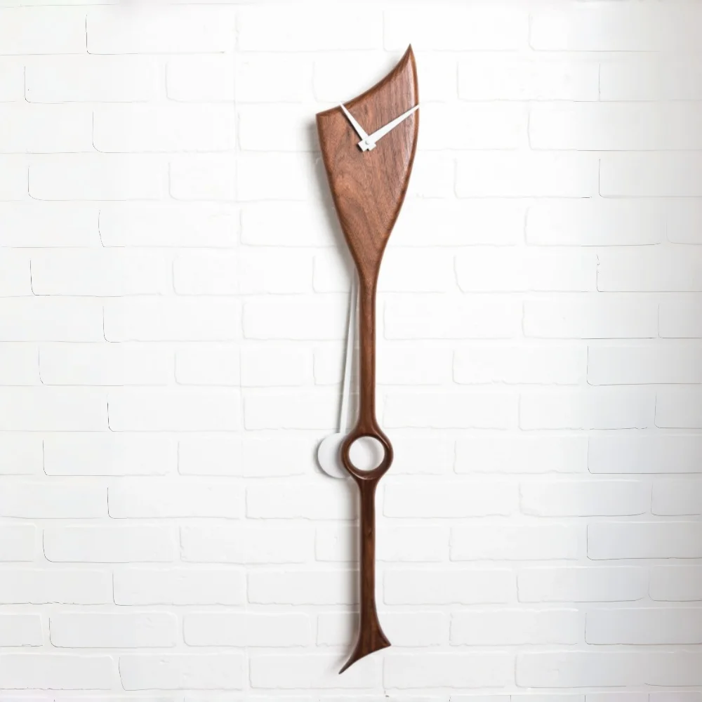 Wall Clock Brief Quartz Clocks Swingable Pendulum Times Creative Silent Loudspeaker Mute Watches Hours