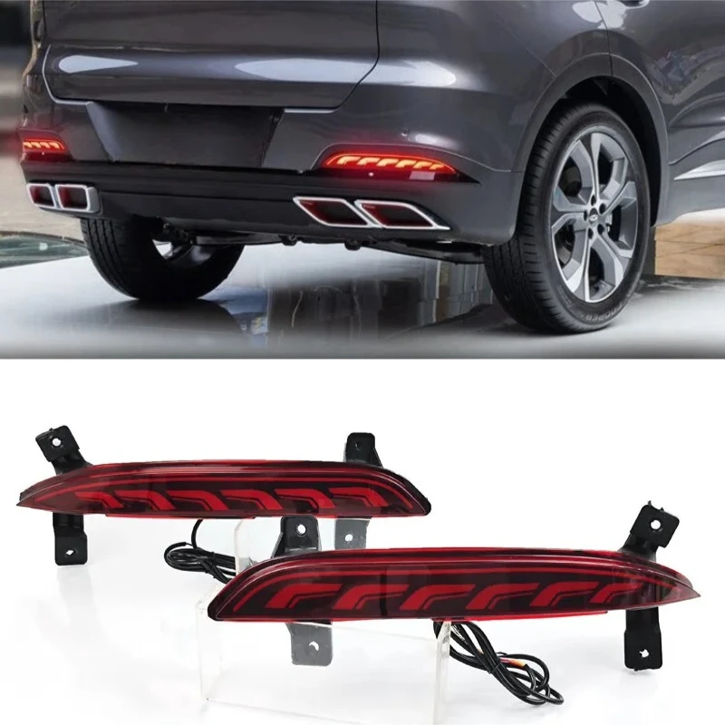 

Для Chery Tiggo 7 ‌ Plus EBRO S700 2020-2024 Автомобильный светодиодный отражатель заднего бампера Dymanic, указатель поворота, стоп-сигналы, сигнальная лампа