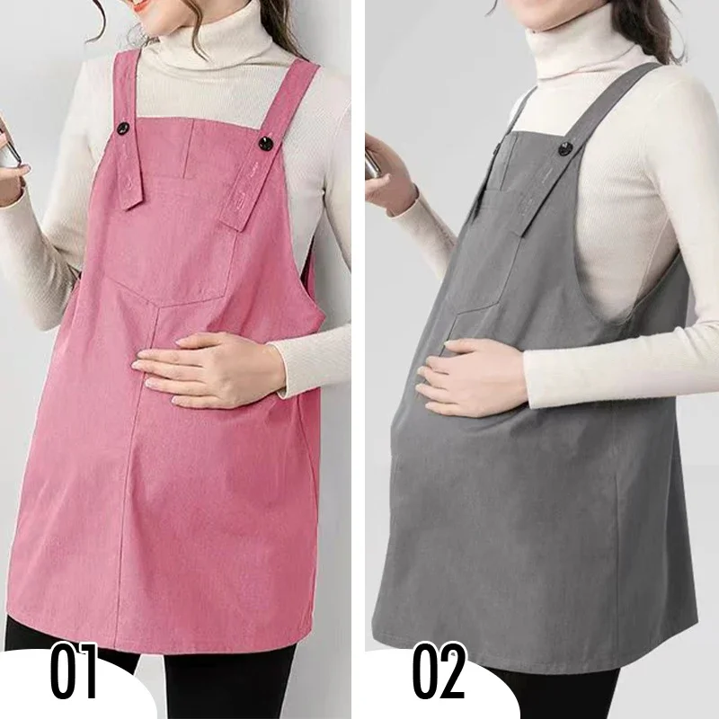 Radiation Protection Maternity Clothes For Pregnant Women Radiation Protection EMF Shielding Dress Lay Outwear Aprons