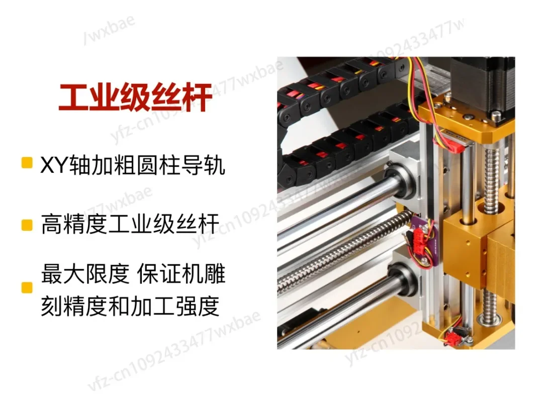 CNC Engraving Machine All-Metal Small Tool Milling Machine Relief Wood Board Metal Desktop Large Format Engraving Machine