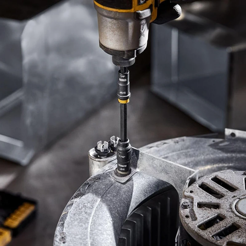 DEWALT DWADENDEXT-2 FlexTorq Adjustable Magnetic Bit Extender, Impact Rated Screw Holding Extension Holder