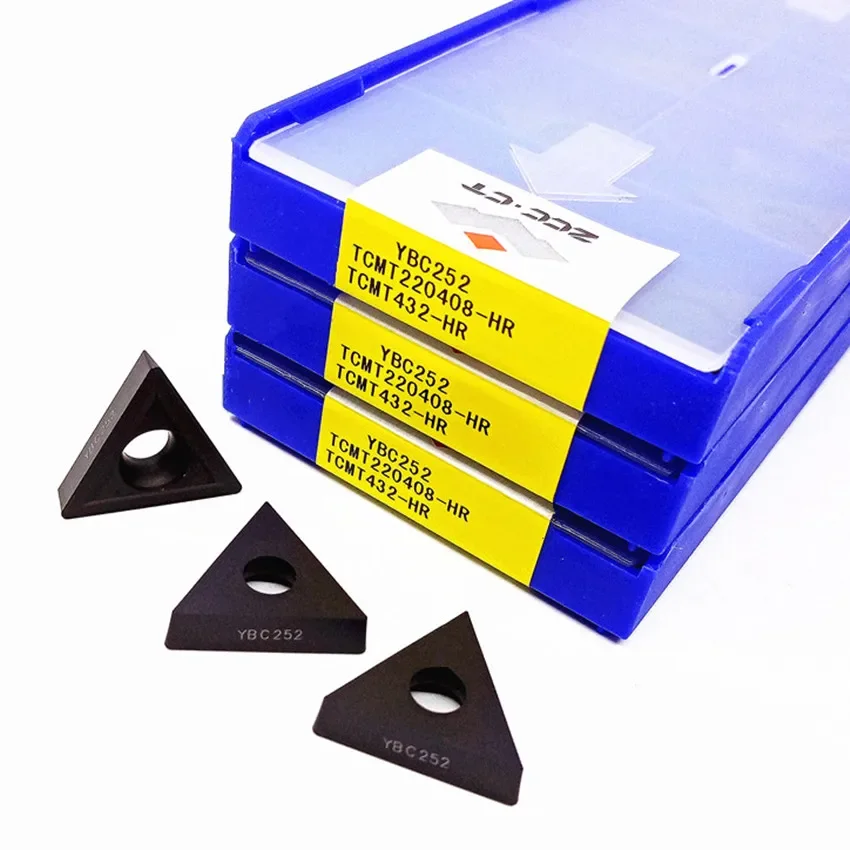 

TCMT220408-HR YBC251/TCMT220408-HR YBC252/TCMT220408-HR YBC351/TCMT220408-HR YBC152 TCMT22 ZCC.CT Твердосплавные пластины с ЧПУ 10 шт./кор.