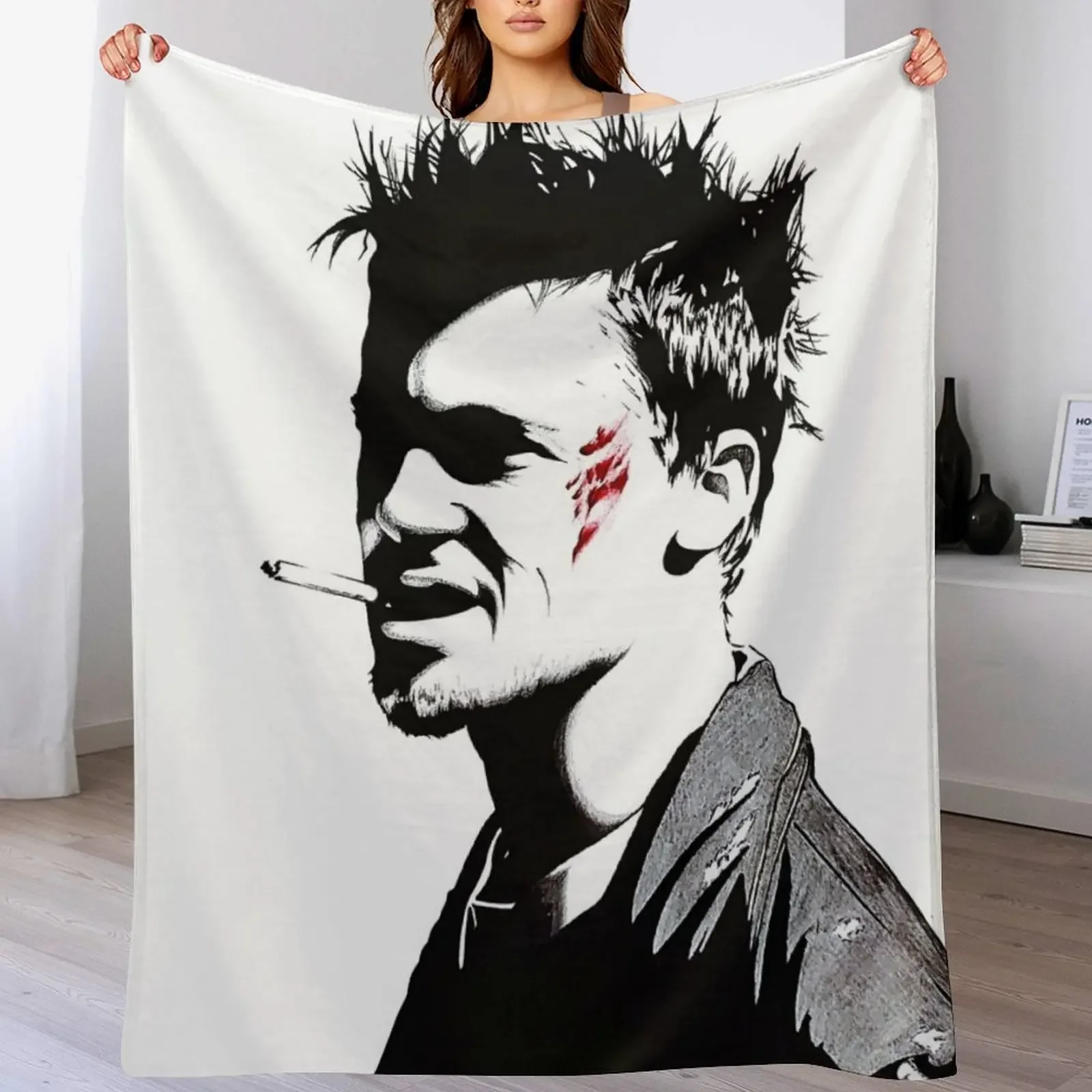 Fight Club Throw Blanket Long Lasting Soft Plush Blanket for Daily Use