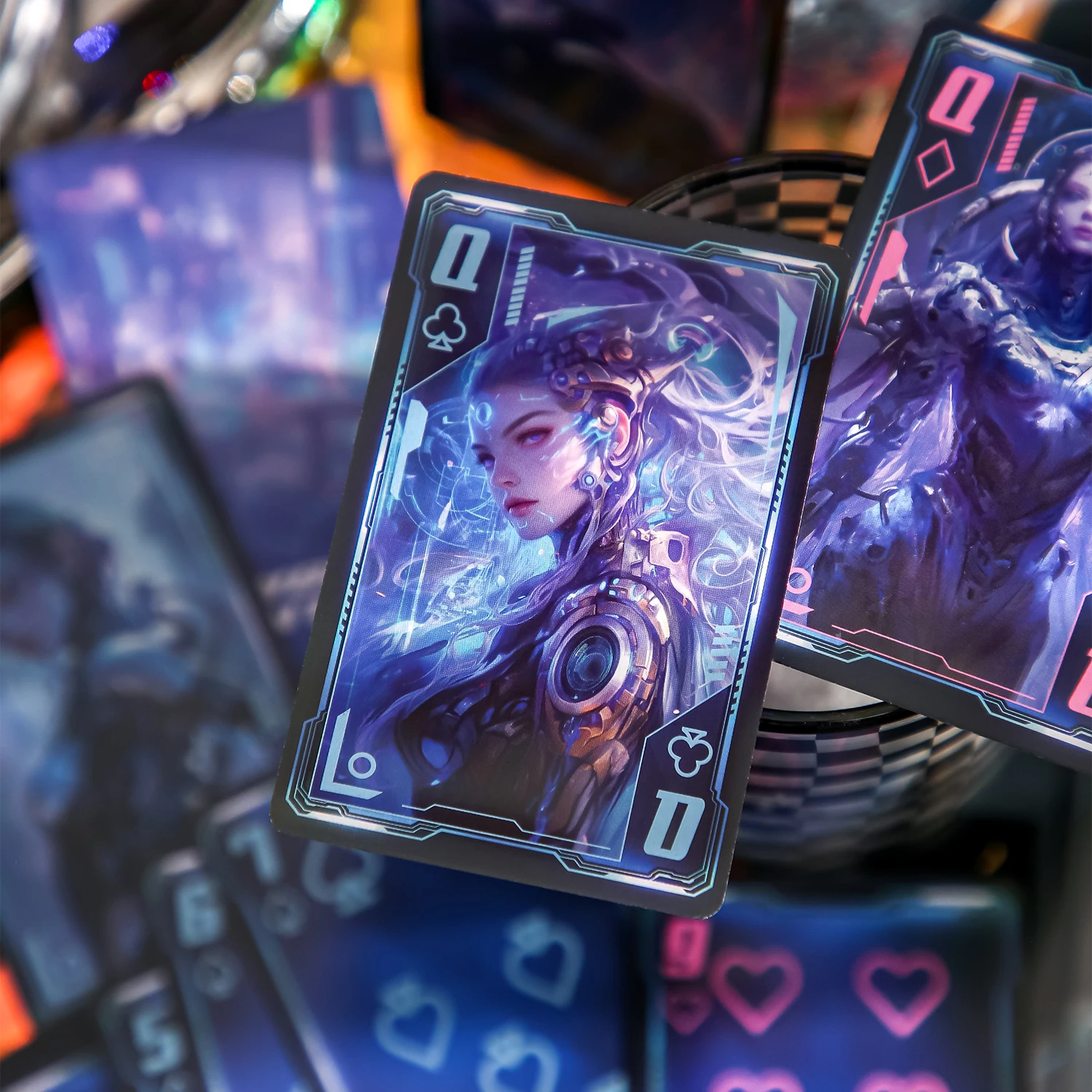 55Pcs/box Playing Card Characters Landscape Pattern Cards Suitable For Multiplayer Game Relaxation Entertainment Card Manual