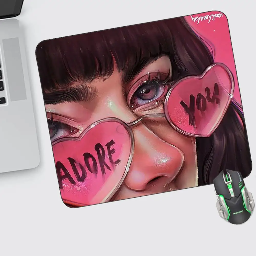 

Eunpyon Art Mouse Pad Small Gaming Accessories Keyboard Computer Offices Desk Mat Pc Gamer Non-slip Rubber Mousepad