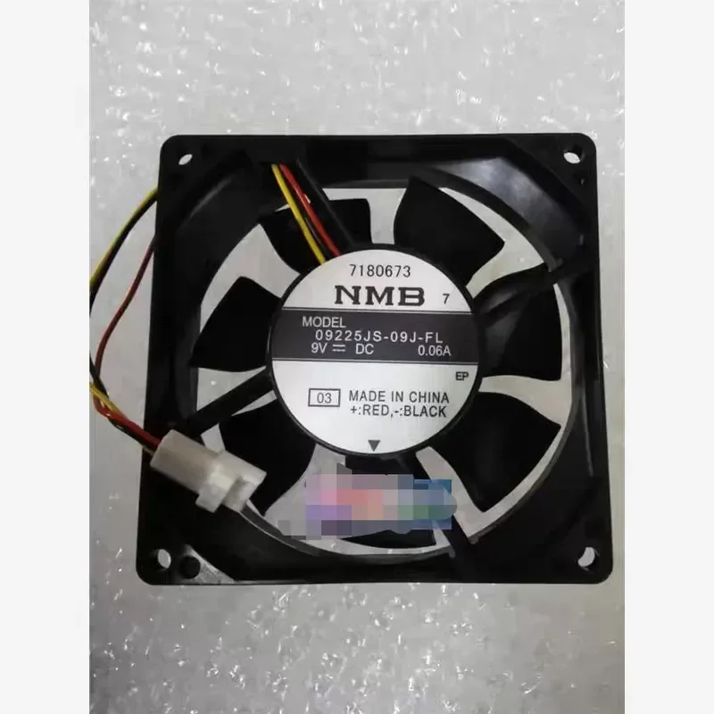 for 09225JS-09J-FL for NMB 9CM Cooling Fan 9V 0.06A 92x92x25mm DC Brushless Computer Case Cooler