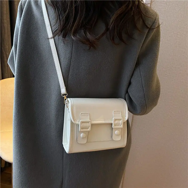 New Flap Bags Women Crossbody Bag Simple Casual Cambridge Bag Small Square Bag Clutch Purses and Handbags Shoulder Messenger Bag