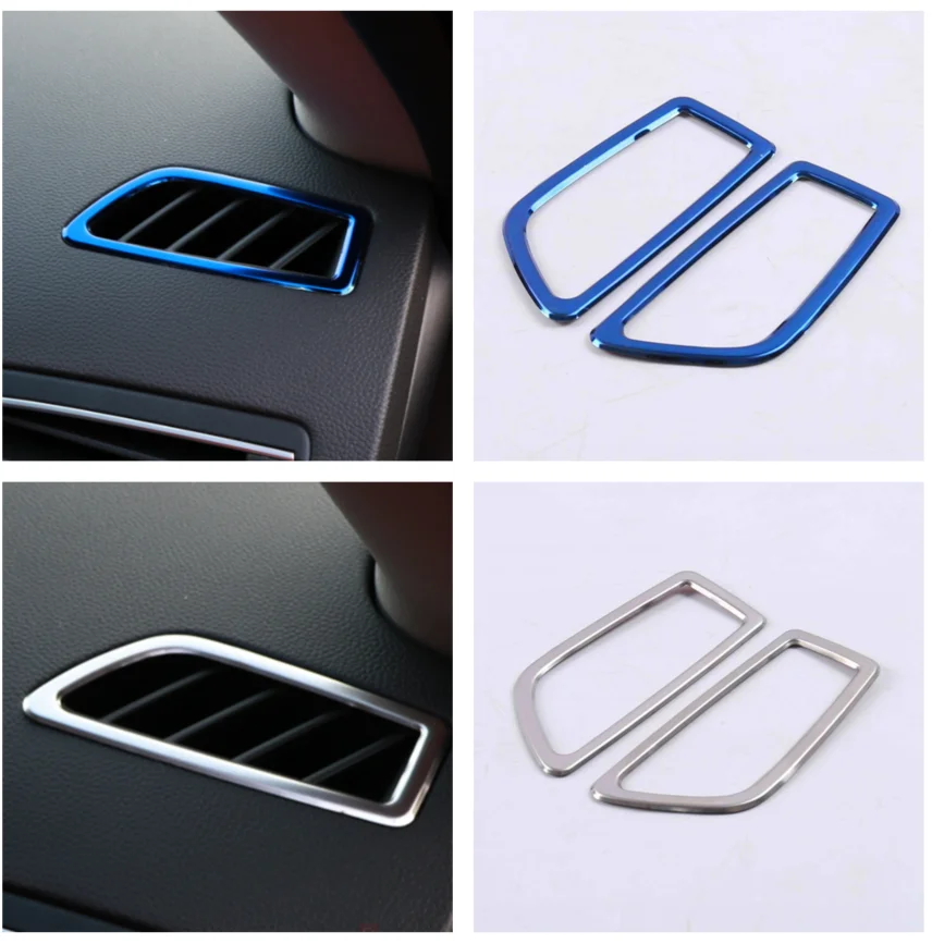

For Renault Koleos 2017 - 2020 Accessories Car Side Front Air Conditioning AC Outlet Vent Decoration Cover Trim