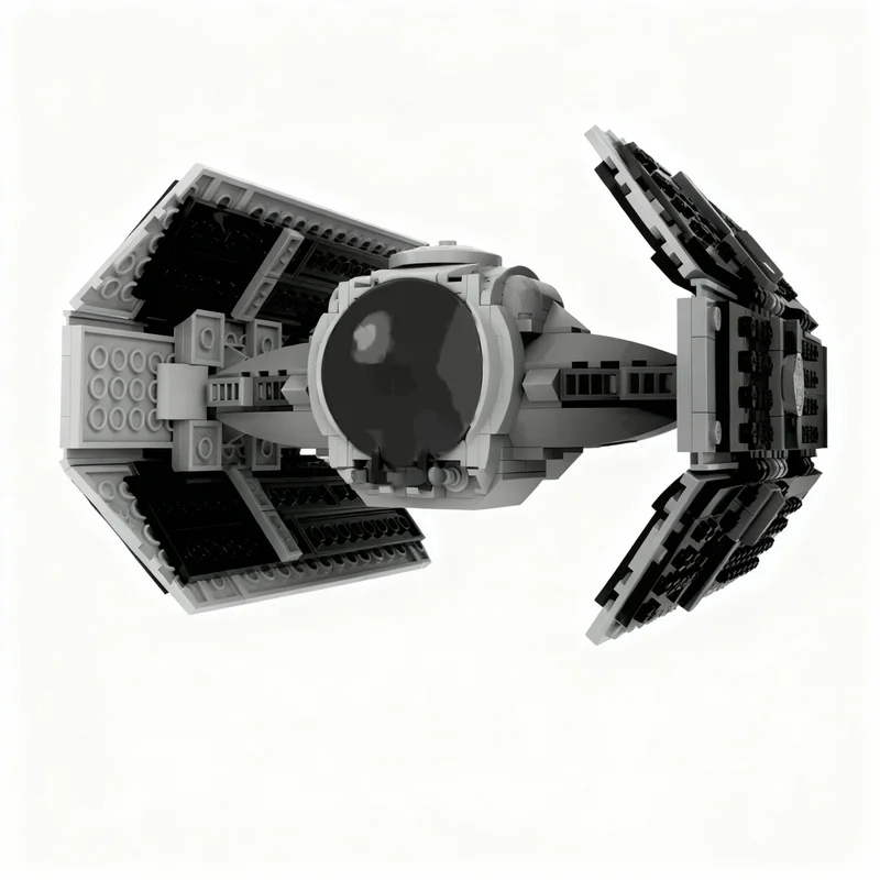 

597pcs MOC Vader S TIE Model Advanced X1 Star Battle Building Blocks Construction Toy Christmas Gifts DIY Creative Idea Assemble
