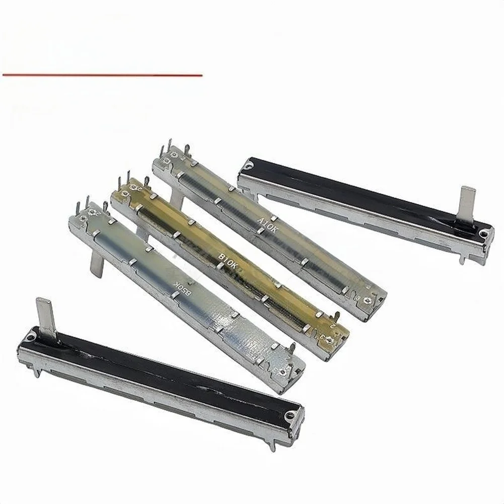 

1 PAC 75mm Sliding Potentiometer For B10K, A10K, B50K Mixers. Single 10K Sliding Adjustable Rotary Carbon Diaphragm.