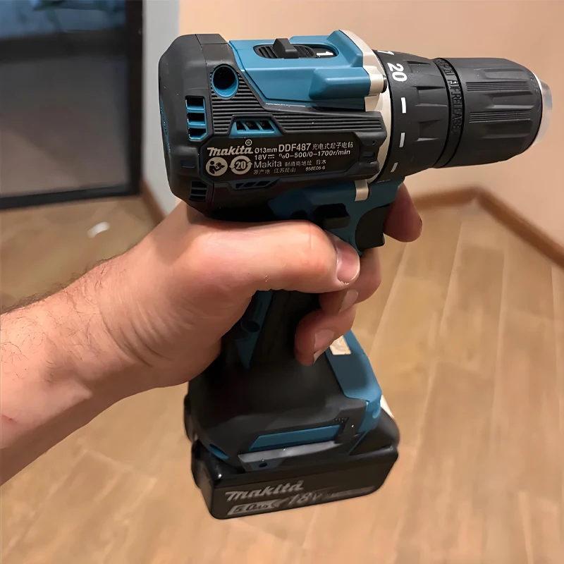 

️DDF487 Makita 18V Brushless Cordless Driver Drill Motor Compact Big Torque Lithium Battery Electric Screwdriver Power Tool