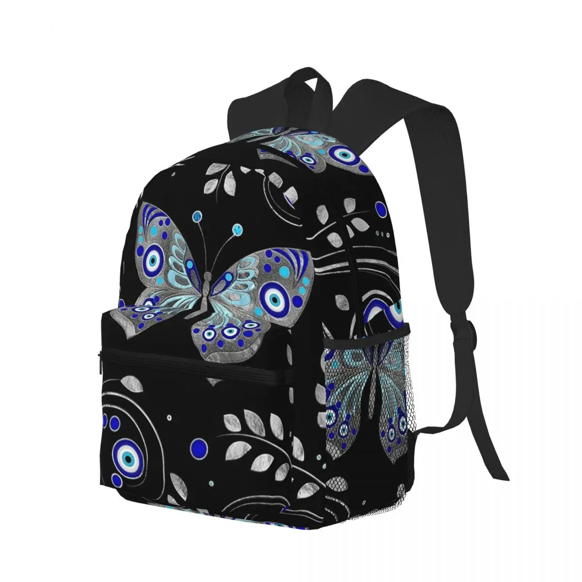 Turkish Evil Eye Nazar Boncuk Student Backpack School Bag Hiking Travel Daypack for Men Women Bookbag Shoulder Bags