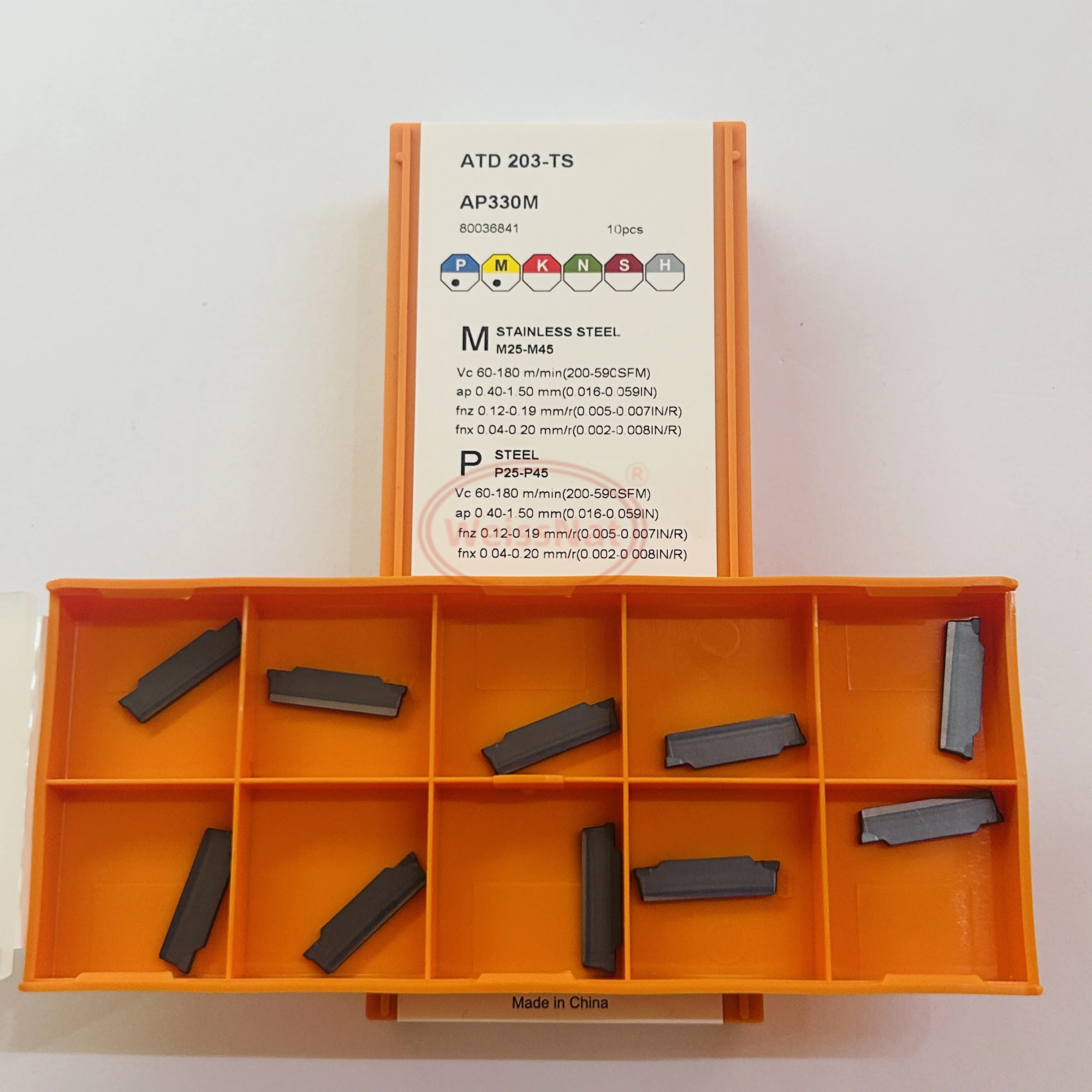 ATD304 ATD404 ATD812 ATD203 ATD604 ACD202 ACD403 ACD302  -TM TMR TS TM CM AP301U AP330M Carbide Insert ATD ACD Grooving Insert