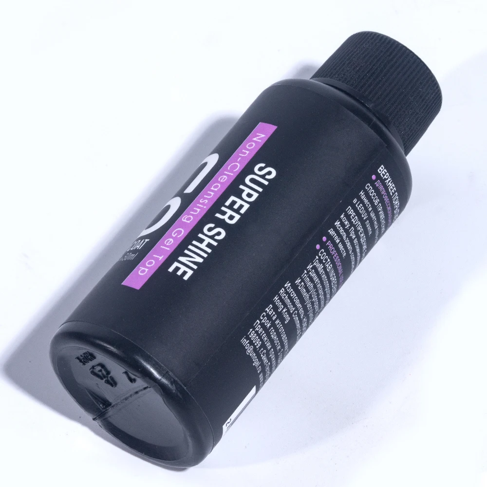 Tinovo Uno 50 ml starker Gummi-Basislack, Decklack, Maniküre, UV-Gel-Nagellack, super glänzender Topcoat, kein Abwischen, klarer, dicker Gel-Lack – Detail 11