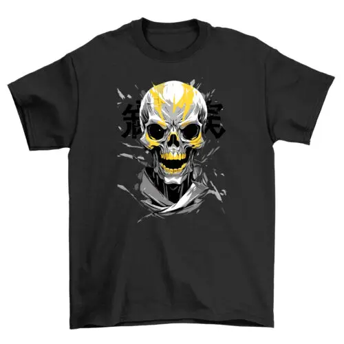 Scary Anime Skull t-shirt - Funny and Bone-Chilling! Unleash your inner darkness