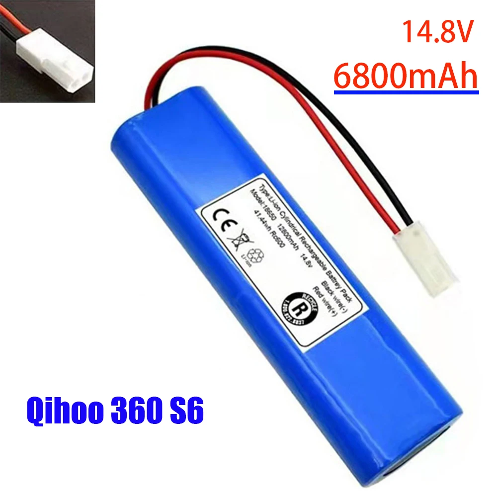 14.4V 8800MAH 100% New Original Battery Pack Used for The Qihoo 360 S6 Robot Vacuum Cleaner of  Components