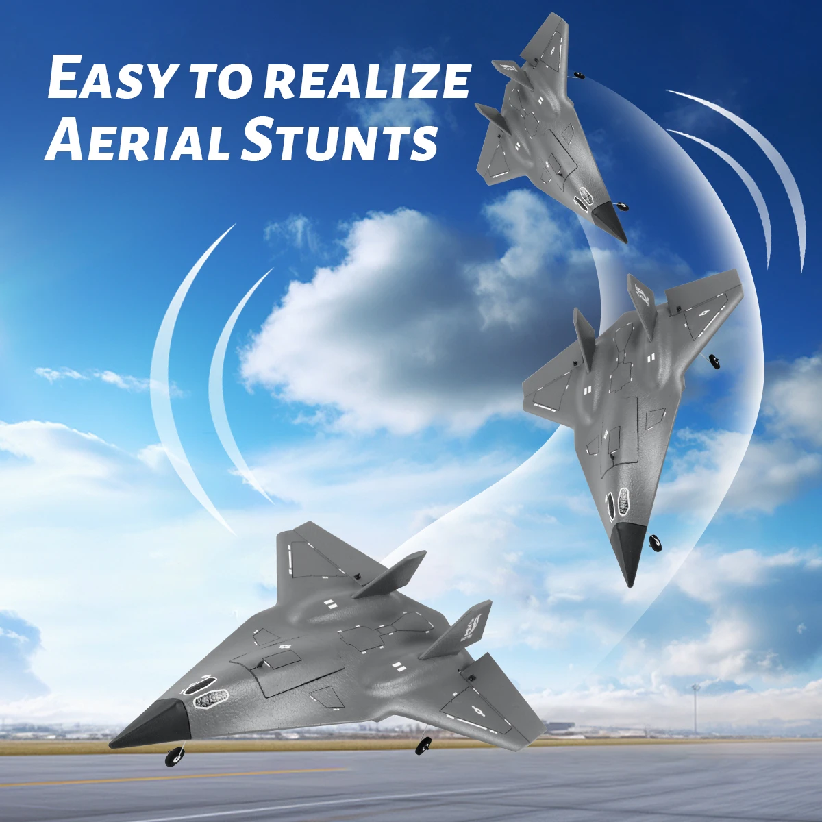 FX9672 2.4G 4 Channels RC Plane Brushless EPP Remote Control Stunt Aircraft Toys For Adult Gift