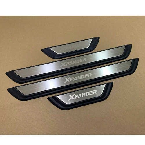 Imagen 2 del producto Para Mitsubishi Xpander 2024 2023 2021, accesorios para coche, cubierta de umbral de Pedal de puerta, Protector Interior, embellecedor de placa de desgaste