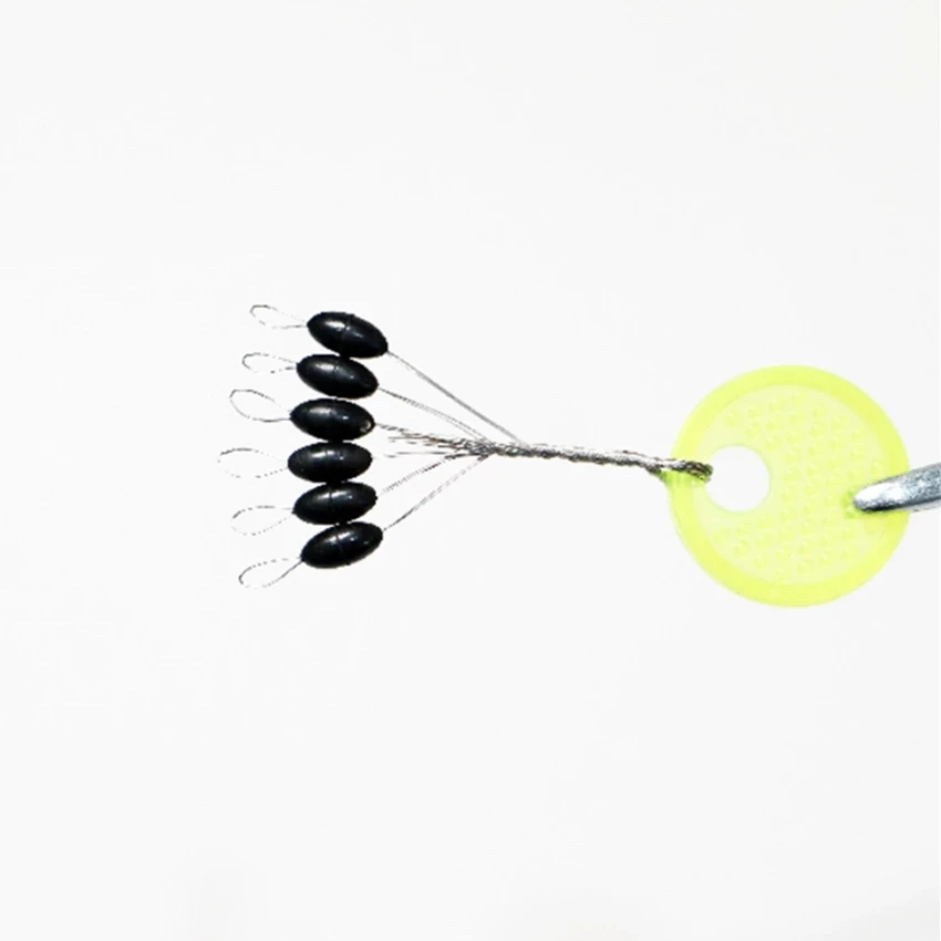 Jigs carpfishing 120 uds – Negros con flotador y tapón ovalado - imagen 3